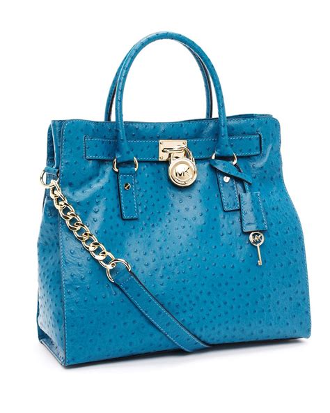 michael kors hamilton large tote turquoise|Michael Kors saffiano large tote.